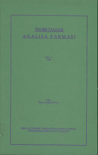 Teori Dasar Analisa Farmasi