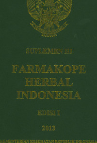 Suplemen III Farmakope Herbal Indonesia