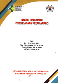 Perencanaan Program Gizi : Modul Praktikum D4