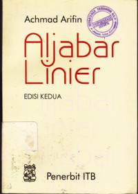 Aljabar Linear Edisi Kedua