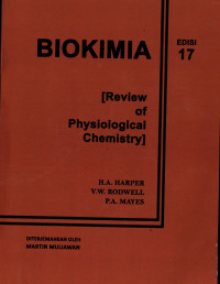 Biokimia (Review of Physiological Chemistry )