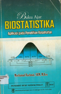 Buku Ajar Biostatistika : Aplikasi Pada Penelitian Kesehatan