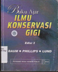 Buku Ajar  Ilmu Konservasi Gigi