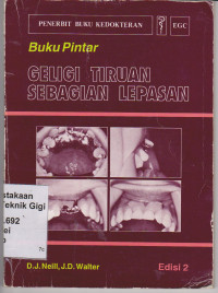 Buku Pintar Geligi Tiruan Sebagian Lepasan