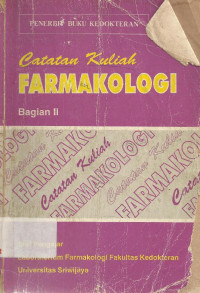 Catatan Kuliah Farmakologi