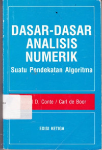 Dasar-dasar Analisis Numerik : suatu pendekatan algoritma Edisi Ketiga