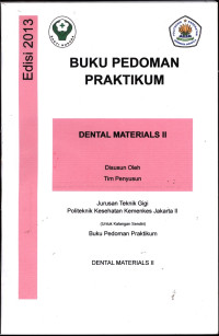 Buku Pedoman Praktikum Dental Materials II (DM)