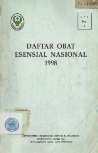 Daftar Obat Esensial Nasional 1998