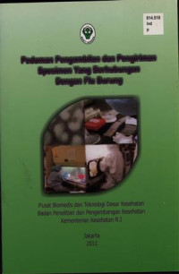 Pedoman Pengembangan dan Pengiriman Spesimen yang Berhubungan dengan Flu Burung