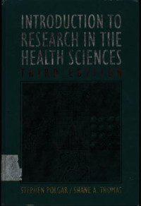 Introduction to Research in The Health Sciences Third Edition