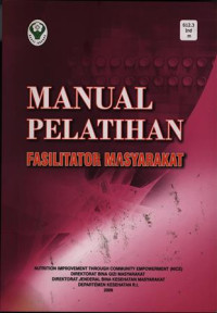 Manual Pelatihan Fasilitator Masyarakat