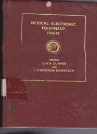 Medical Electronic Equipment 1969 - 70 : Monitoring Recording and Computing Equipment Vol II