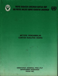 Metode Pengambilan Contoh Kualitas Udara