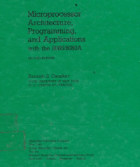 Microprocessor Architecture, Programming and Applications With the 8085 /8080A