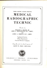 Medical Radiographic Technic