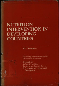 Nutrition Intervention in Developing Countries