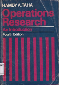 Operations Research An Introduction Fourth Edition