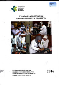 Standar Laboratorium Diploma III Ortotik Prostetik