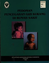 Pedoman Pencegahan Gizi Kurang di Rumah Sakit