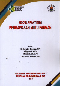 Pengawasan  Mutu Pangan : Modul Praktikum D3