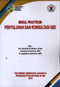 Penyuluhan dan Konsultasi Gizi : Modul Praktikum D3