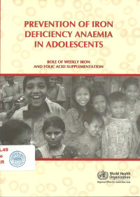 Prevention of Iron Deficiency Anaemia In Adolescents