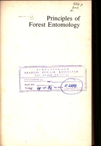 Principles of Forest Entomology