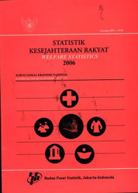 Statistik Kesejahteraan Rakyat Welfare Statistics 2006 : Survei Sosial Ekonomi Nasional