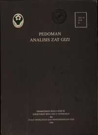 Pedoman Analisis Zat Gizi