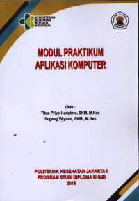 Aplikasi Komputer : Modul Praktikum D3