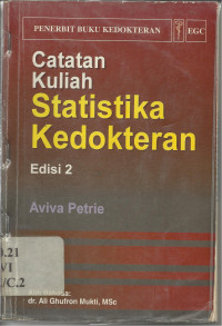 Catatan Kuliah Statistika Kedokteran