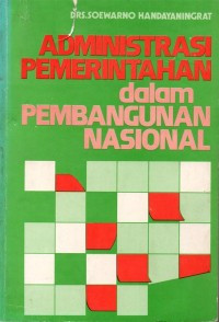 Administrasi Pemerintahan dalam Pembangunan Nasional