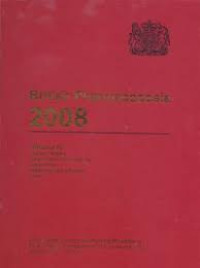 British Pharmacopeia 2008 Volume IV