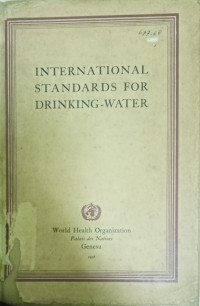 International Standards For Drinking Water