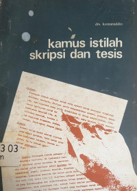 Kamus Isilah Skripsi dan Tesis