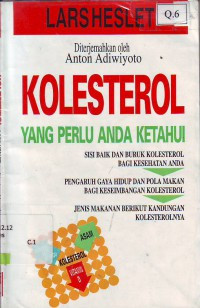 Kolestrol Yang Perlu Anda Ketahui