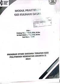 Modul Praktikum Gizi Kulinasi dasar