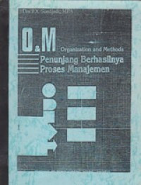 O & M Organization and Methods