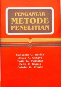 Pengantar Metode Penelitian