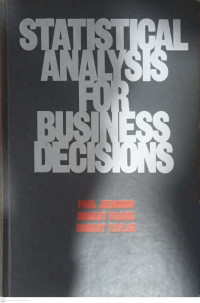 Statistical analysis for business decisions