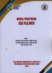 Biokimia Gizi : Modul Praktikum D3