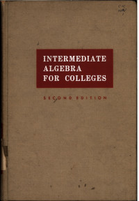 Intermediate Algebra for Colleges