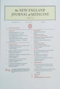 The New England Journal of Medicine Vol. 369 No.1