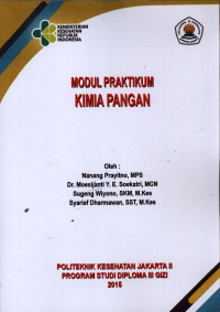 Kimia Pangan : Modul Praktikum D3