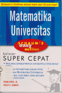 Matematika Universitas belajar super cepat