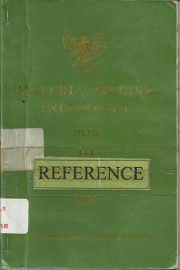 Materia Medika Indonesia III