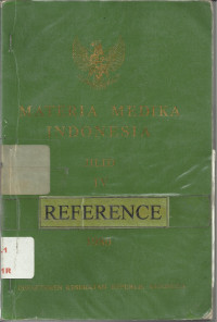 Materia Medika Indonesia IV