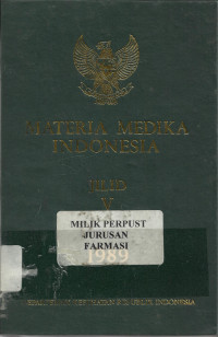 Materia Medika Indonesia V