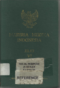 Materia Medika Indonesia VI