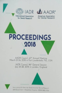 Proceedings 2018 : AADR Council ,47th Annual Meeting , IADR Council